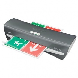 Laminálógép, A4, 80-125 mikron, LEITZ "iLam Office", ezüst
