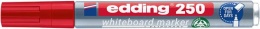 Tábla- és flipchart marker, 1-3 mm, kúpos, EDDING "250", piros