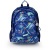 Hátizsák, iskolatáska, cipzáras, GABOL "Crew", kék, foci